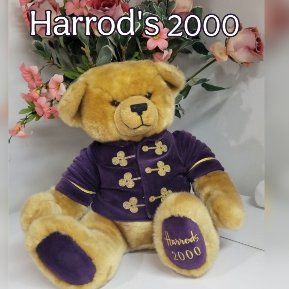 OFFICIAL 2000 HARRODS UK BEAR BRAND NEW CONDITION YEAR 2000